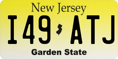 NJ license plate I49ATJ