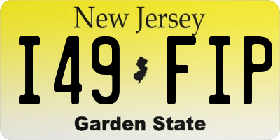 NJ license plate I49FIP