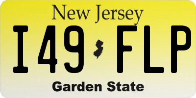 NJ license plate I49FLP