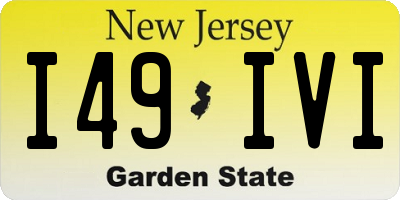 NJ license plate I49IVI