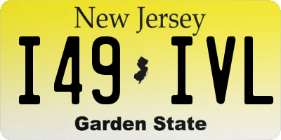NJ license plate I49IVL