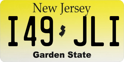 NJ license plate I49JLI