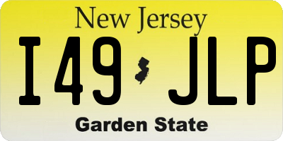 NJ license plate I49JLP