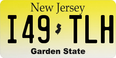 NJ license plate I49TLH