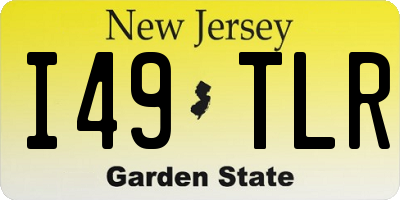 NJ license plate I49TLR