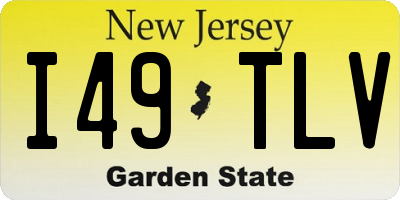 NJ license plate I49TLV