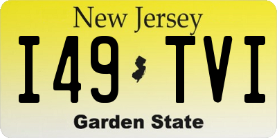 NJ license plate I49TVI