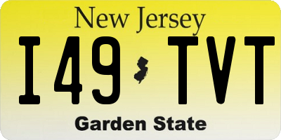 NJ license plate I49TVT