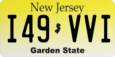 NJ license plate I49VVI