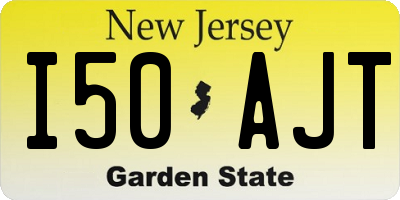 NJ license plate I50AJT