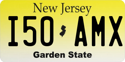 NJ license plate I50AMX