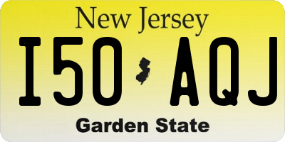 NJ license plate I50AQJ