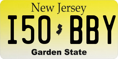 NJ license plate I50BBY