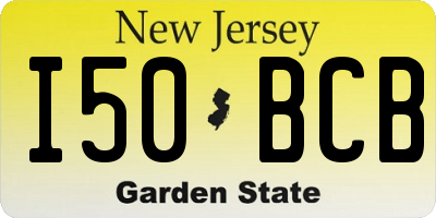 NJ license plate I50BCB