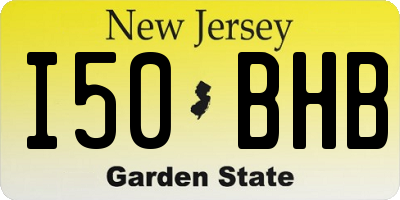 NJ license plate I50BHB