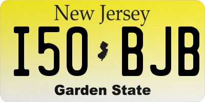NJ license plate I50BJB