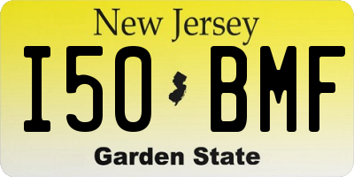 NJ license plate I50BMF