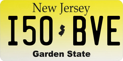 NJ license plate I50BVE