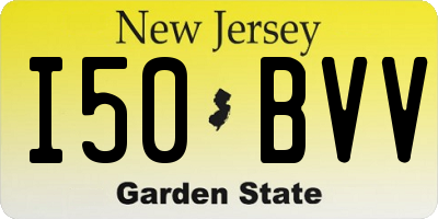 NJ license plate I50BVV