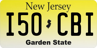 NJ license plate I50CBI