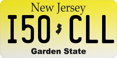 NJ license plate I50CLL