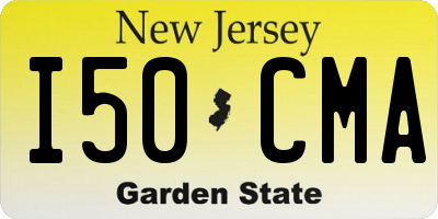 NJ license plate I50CMA