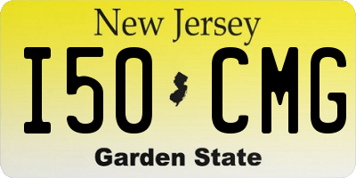 NJ license plate I50CMG