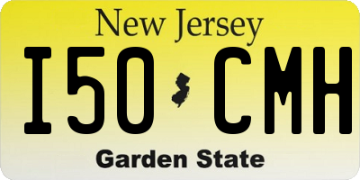 NJ license plate I50CMH