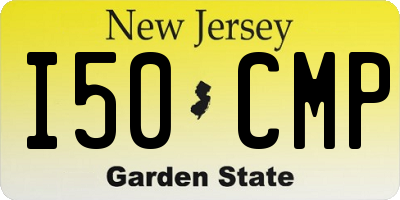 NJ license plate I50CMP