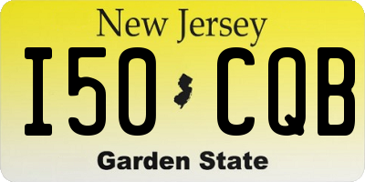 NJ license plate I50CQB