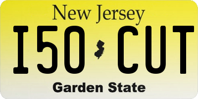 NJ license plate I50CUT