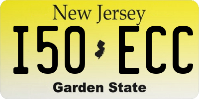 NJ license plate I50ECC