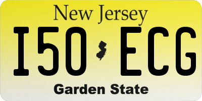 NJ license plate I50ECG