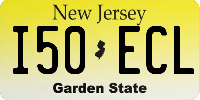 NJ license plate I50ECL