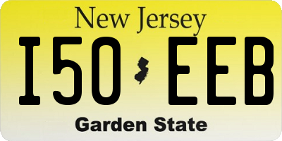 NJ license plate I50EEB