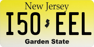 NJ license plate I50EEL