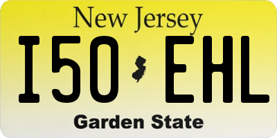 NJ license plate I50EHL