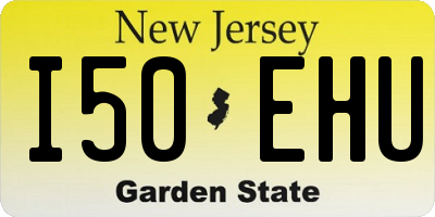 NJ license plate I50EHU