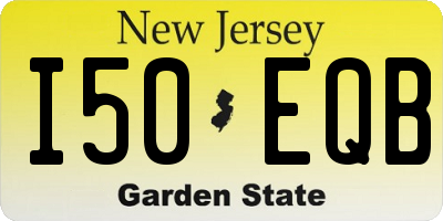 NJ license plate I50EQB
