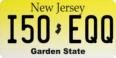 NJ license plate I50EQQ
