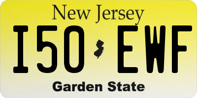 NJ license plate I50EWF