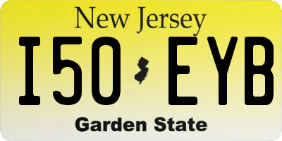 NJ license plate I50EYB