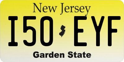 NJ license plate I50EYF