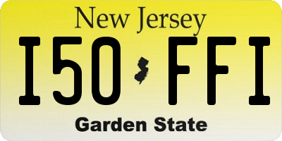 NJ license plate I50FFI