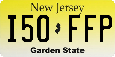 NJ license plate I50FFP