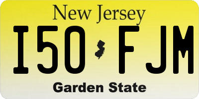 NJ license plate I50FJM