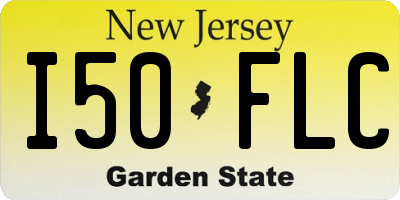 NJ license plate I50FLC