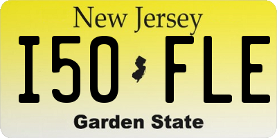 NJ license plate I50FLE
