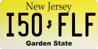 NJ license plate I50FLF