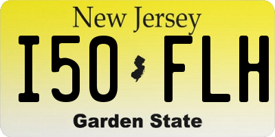 NJ license plate I50FLH